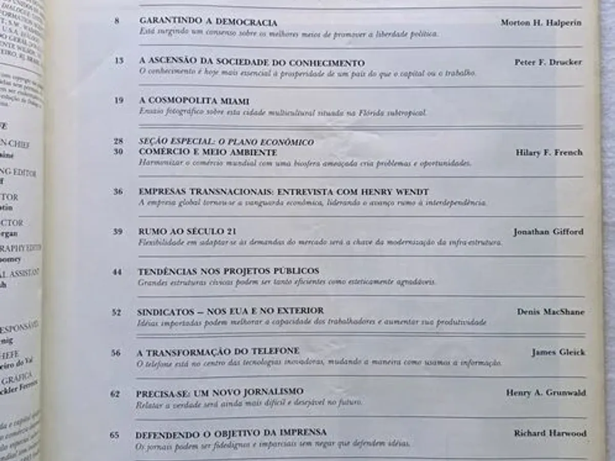 Ultimo número da revista Diálogo dos EUA 