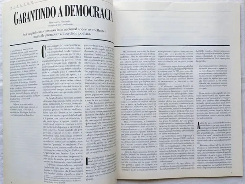 Ultimo número da revista Diálogo dos EUA 