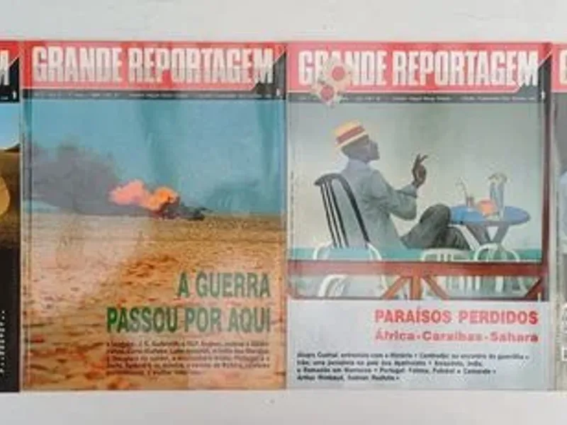 54 revistas Grande Reportagem do nº 1 ao nº 57 