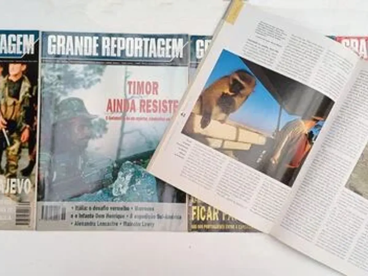 54 revistas Grande Reportagem do nº 1 ao nº 57 