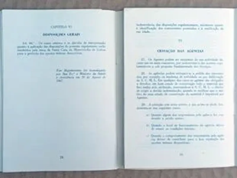 Regulamentos da Sta Casa da Misericórdia Lisboa