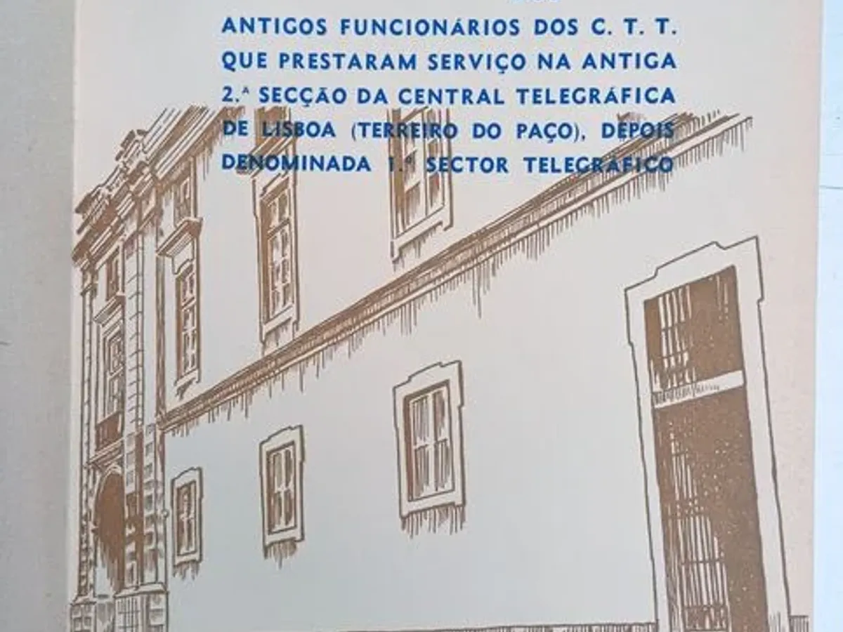 Livro da confraternização antigos funcionários CTT