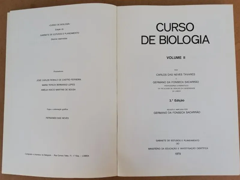 Livros de Biologia, Física, Ecologia e Matemática