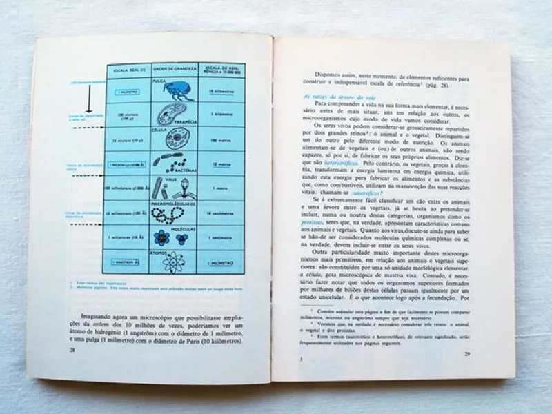 Livros de Biologia, Física, Ecologia e Matemática