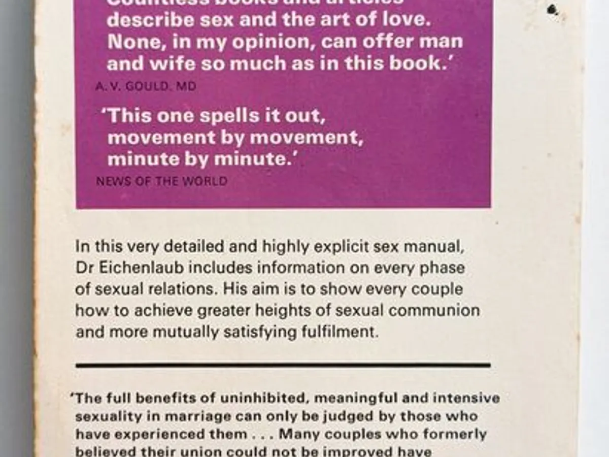 New approaches to Sex in Marriage