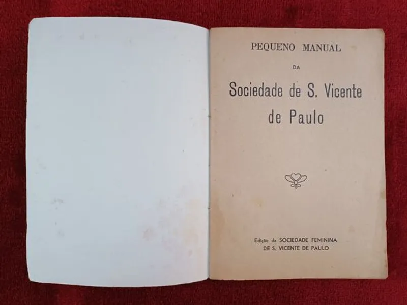 Pequeno manual da Sociedade de S. Vicente de Paulo