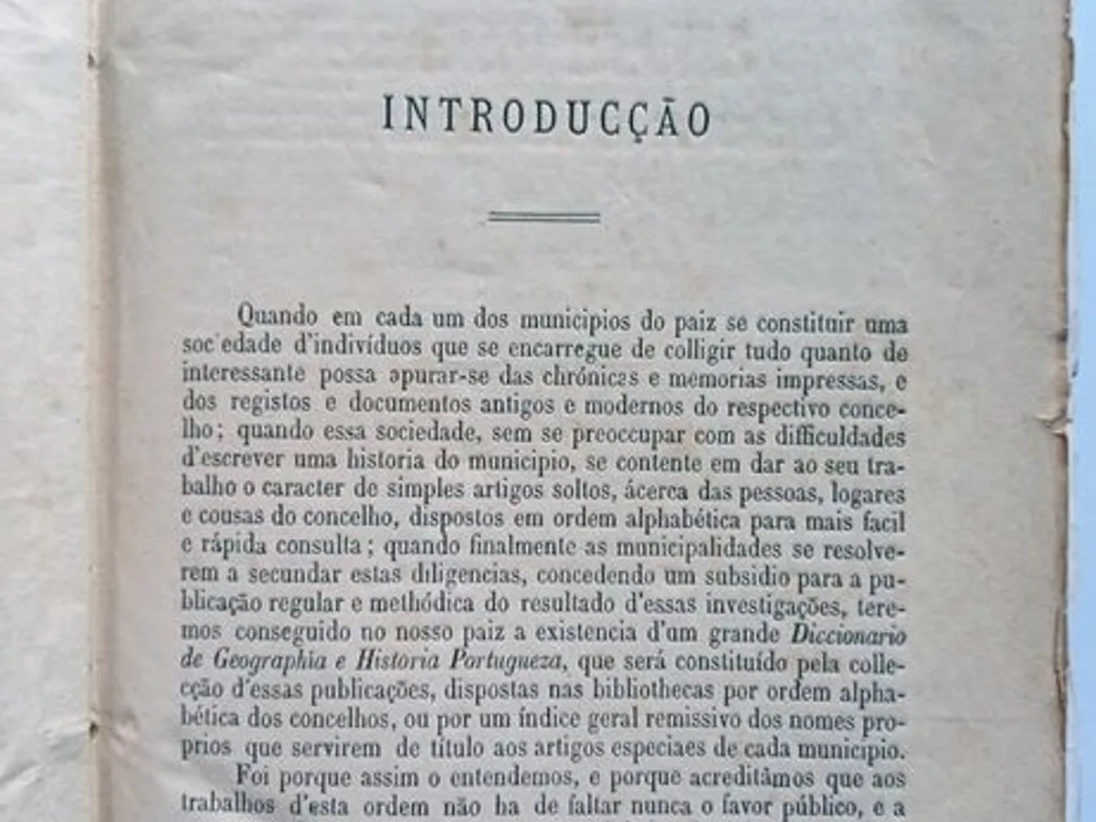 Dicionário Geographia e História Portugueza I e II
