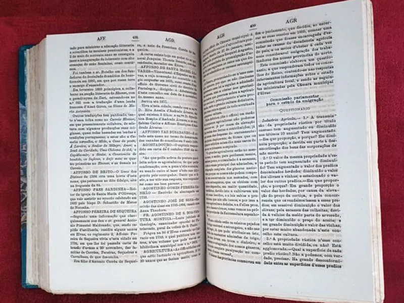 Dicionário Geographia e História Portugueza I e II