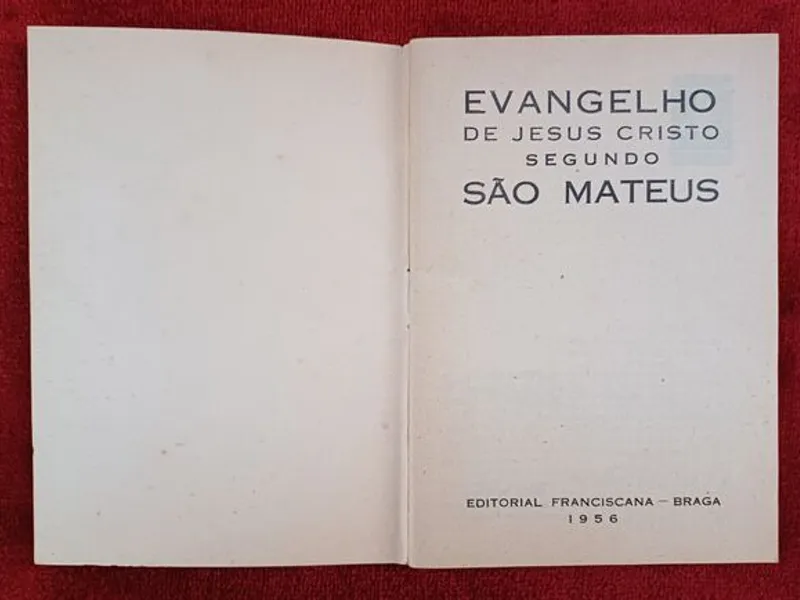 Evangelho de Jesus Cristo segundo São Mateus 
