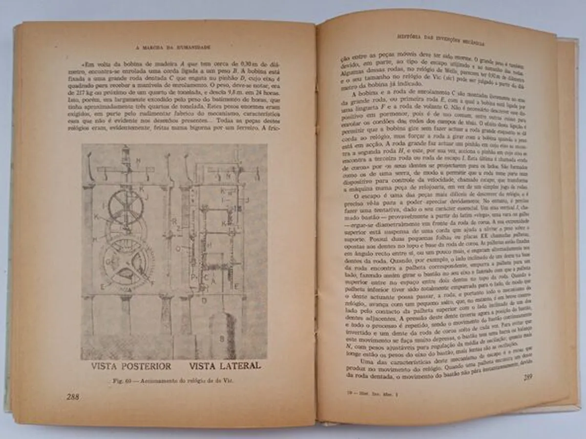 História das invenções mecânicas – 2 Volumes 