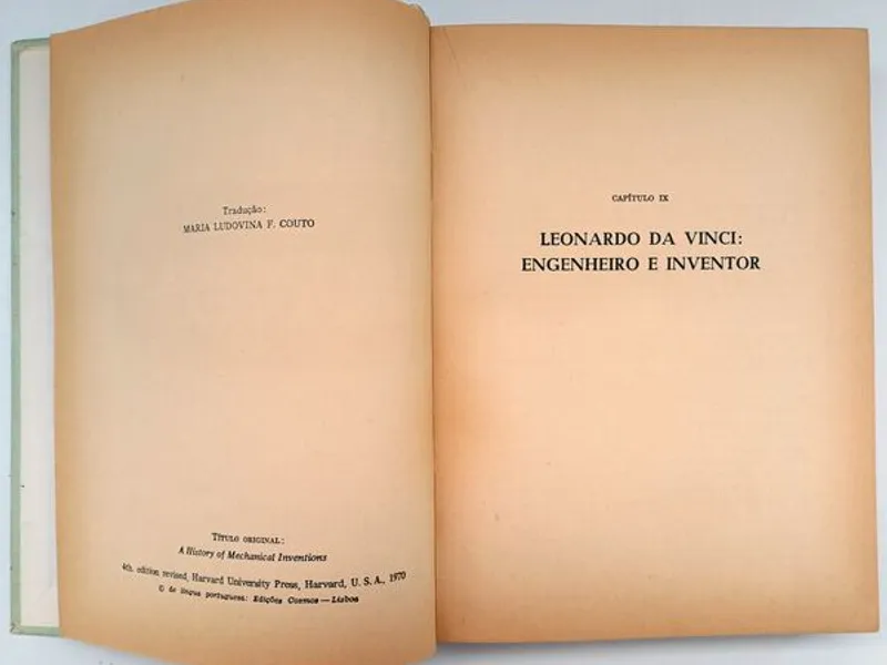 História das invenções mecânicas – 2 Volumes 