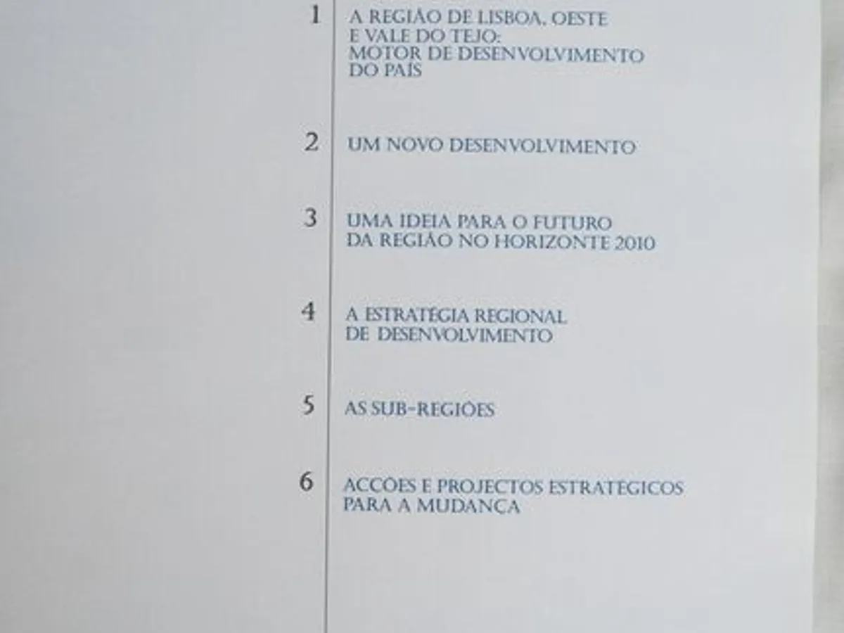 Plano estratégico da região de Lisboa, Oeste e Val