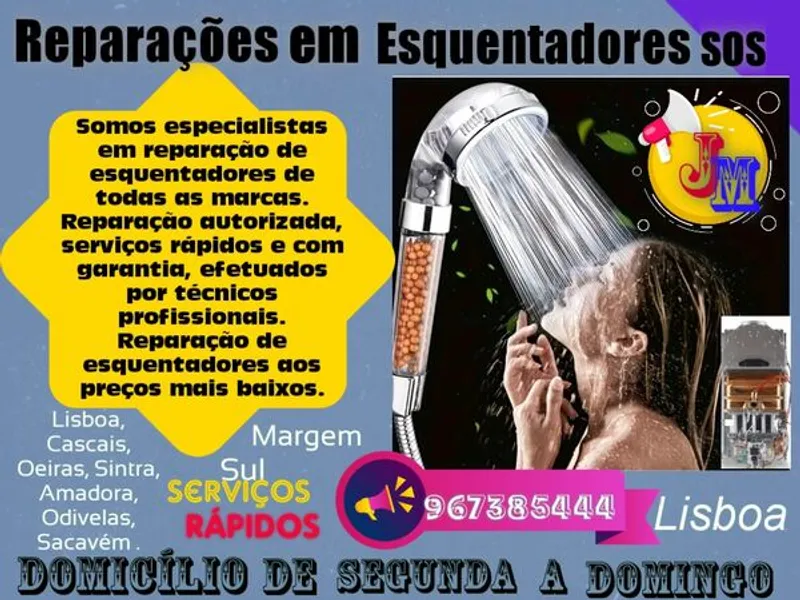 REPARAÇÃO DE ESQUENTADORES MULTIMARCA AO DOMICÍLIO