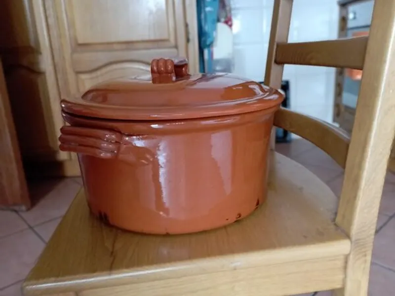 tacho de barro tamanho familiar 