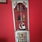 móvel de canto antigo, estilo Queen Anne  1