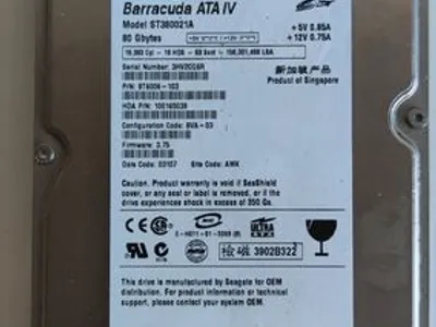 Disco ATA 3.5" Seagate Barracuda 80GB