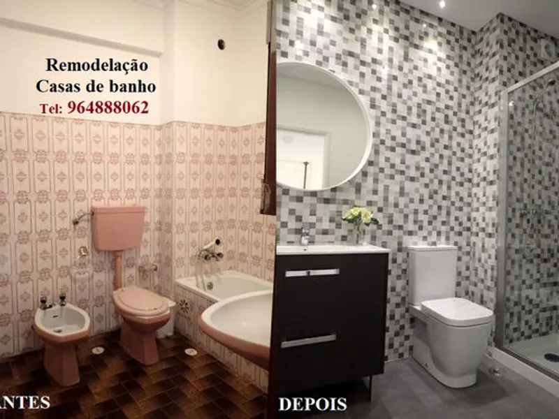 Remodelação Casas de banho / Wc por 1300/m2