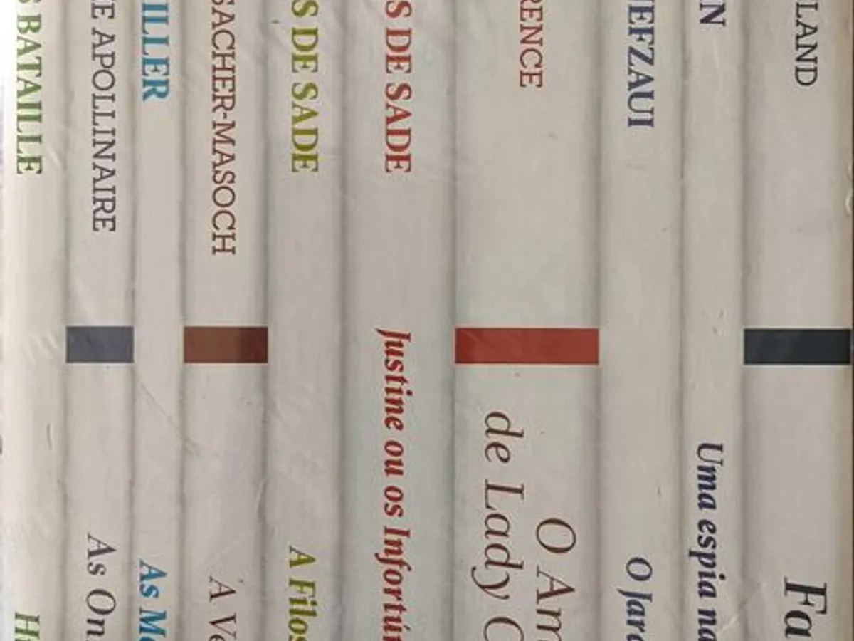 10 Livros Literatura Erótica (na caixa, selados)