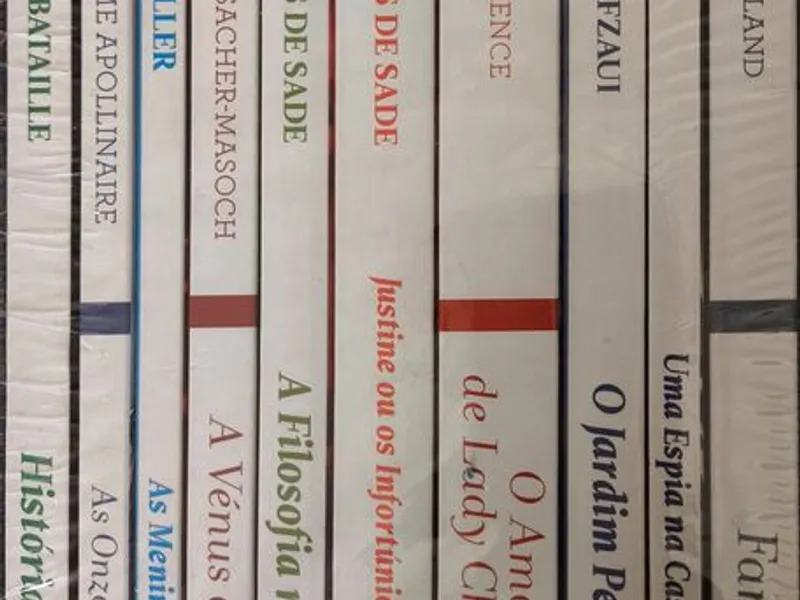 10 Livros Literatura Erótica (na caixa, selados)