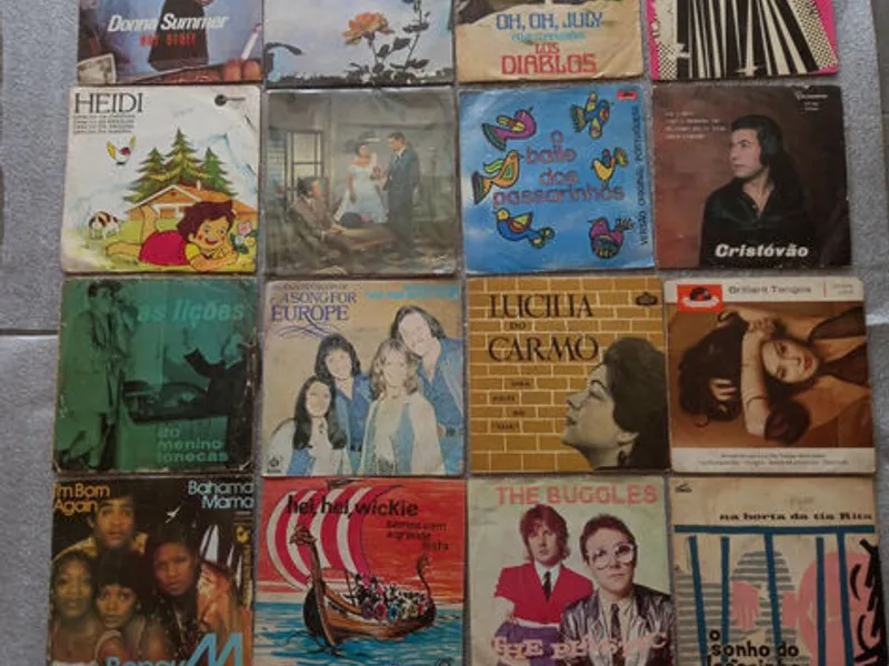 Lote 139 discos vinil