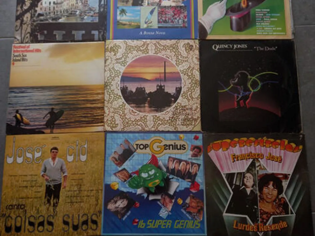 Lote 139 discos vinil