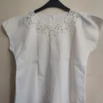 Vendo Blusa bordado da Madeira n 38, branco  1