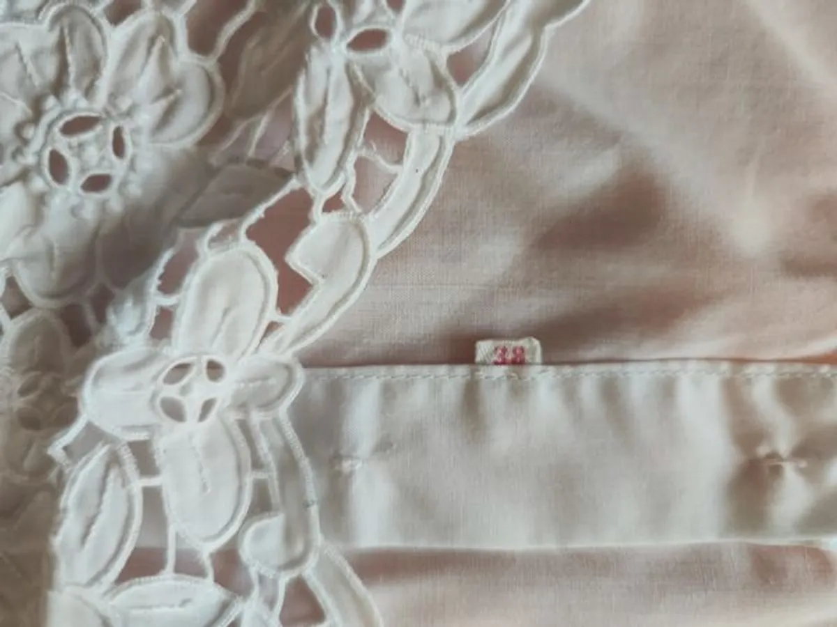 Vendo Blusa bordado da Madeira n 38, branco 