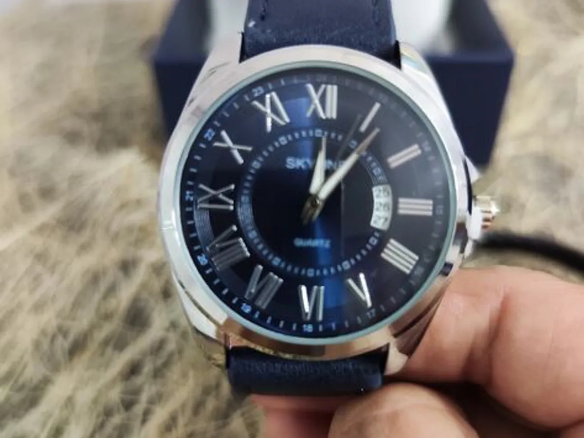 Conjunto relógio e pulseira de homem da marca Skyline 