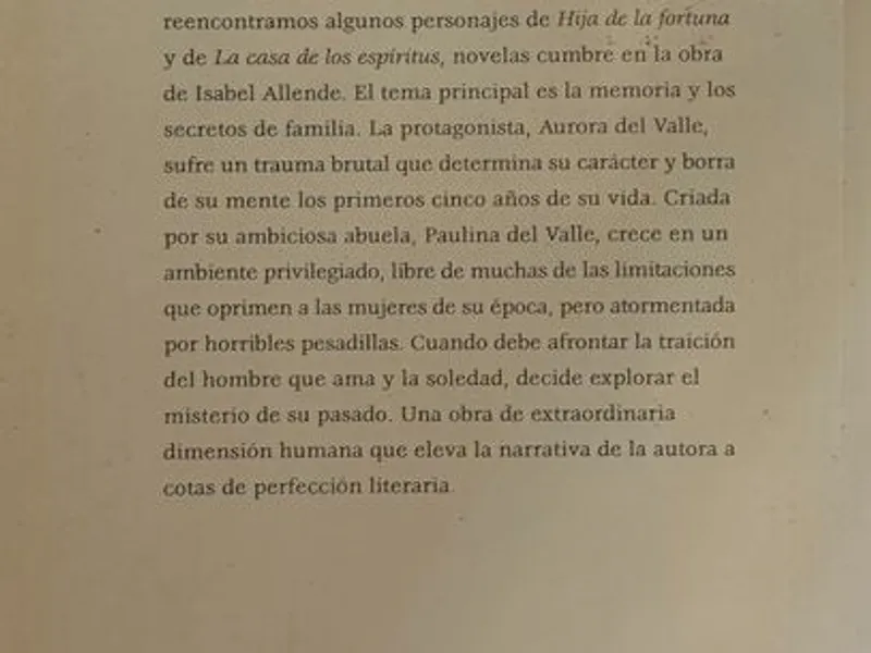Retrato en Sepia - Isabel Allende