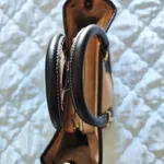 Linda Bolsa tote bege e preta 7