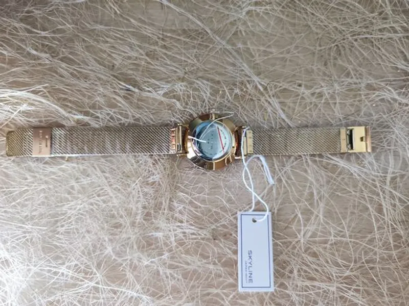 Relógio de pulso para Senhora dourado da Skyline 