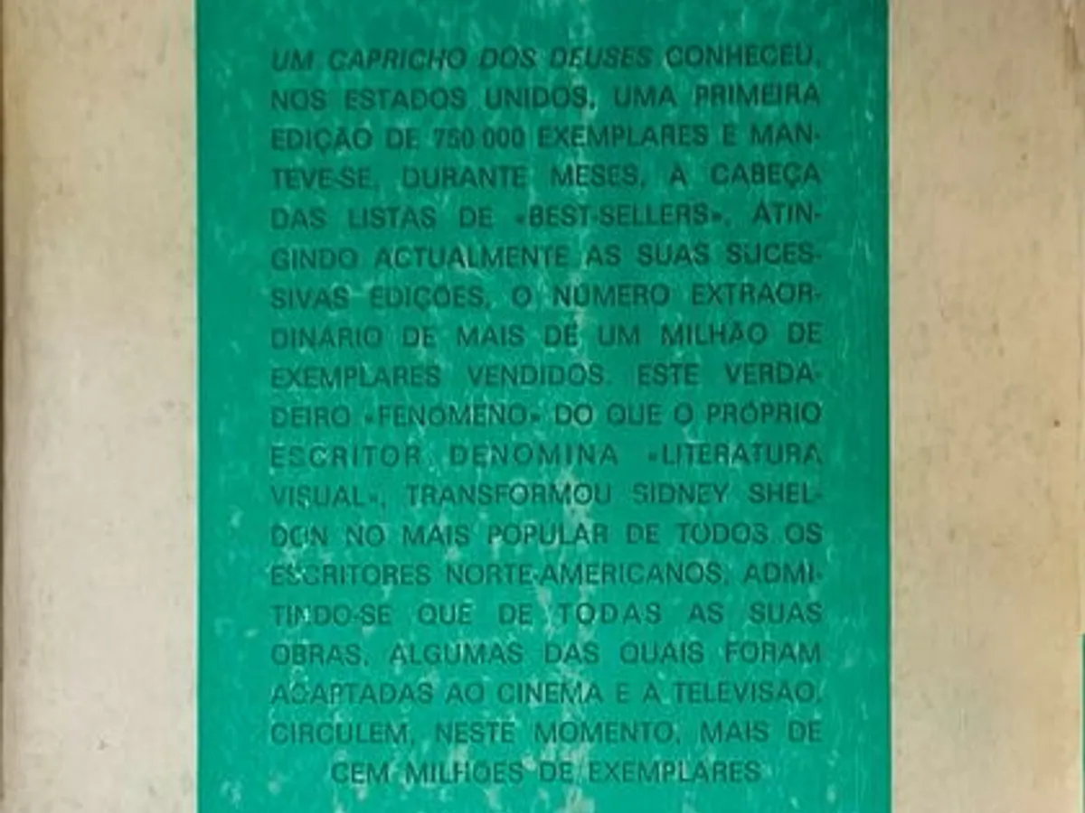 Um Capricho dos Deuses - Sidney Sheldon