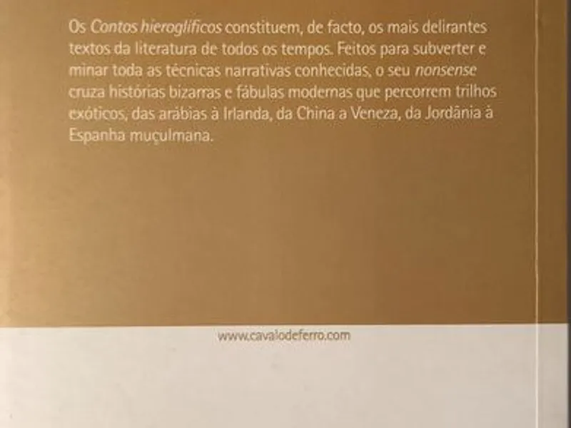 Contos Hieroglíficos - Horace Walpole