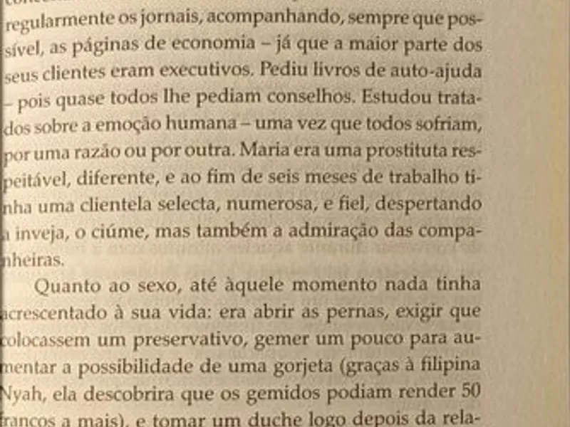 O Zahir, Onze Minutos - Paulo Coelho