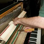 Técnico afinador de pianos. Lisboa 1