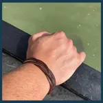 Pulseira em couro vegan 2