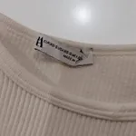 Blusa Zara Branca XS - Crop Top com Pedraria ✨ 3