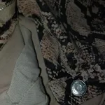 Calças Zara Efeito Pele de Cobra - Skinny Tamanho  3