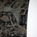 Calças Zara Efeito Pele de Cobra - Skinny Tamanho  4