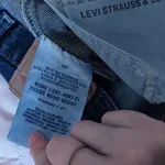 Calções de Ganga Azuis Clássicos com Bainha Dobrad 9