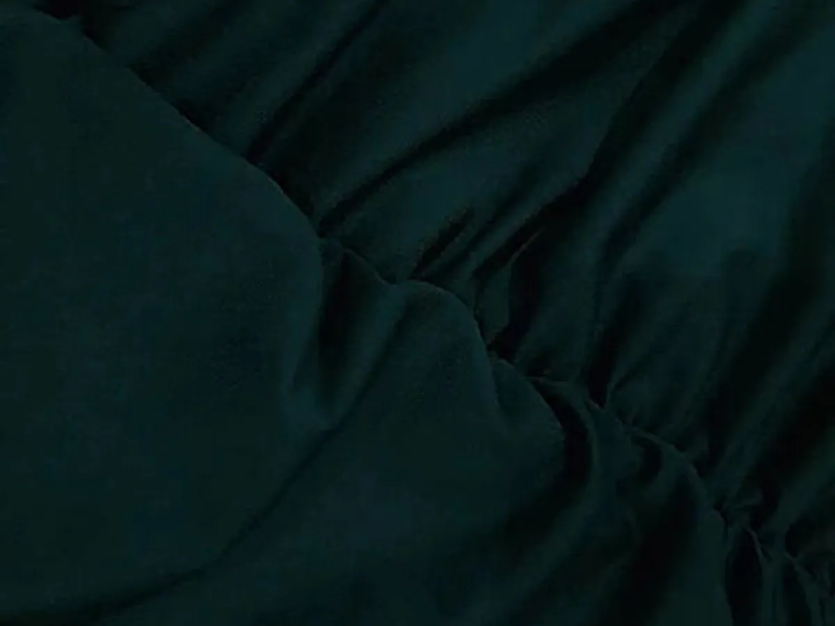 Vestido Ombro Único Verde Escuro – L