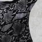 Vestido Ombro Único Preto/Branco – TU 2