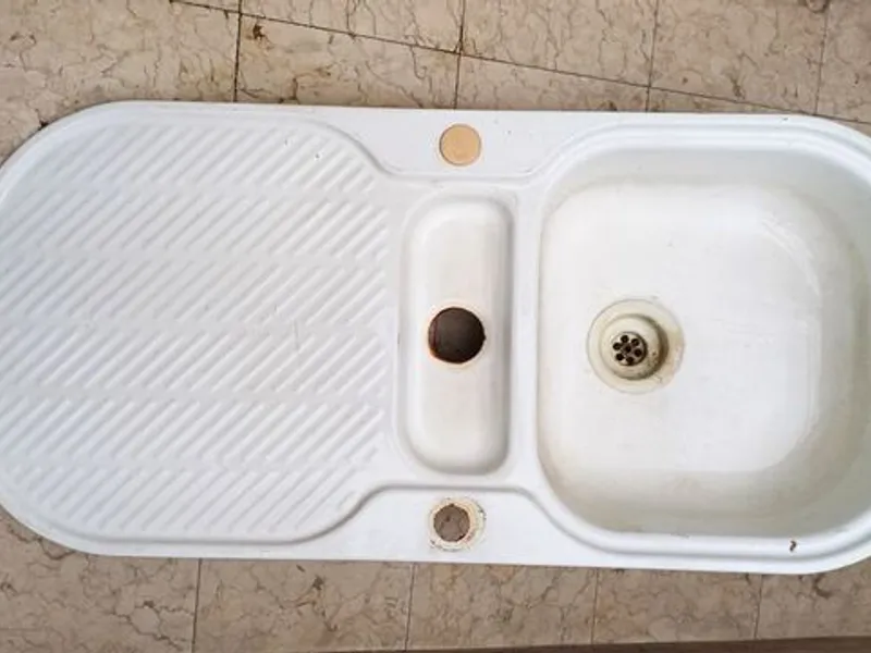 Lava-louça 1 cuba com escorredor 