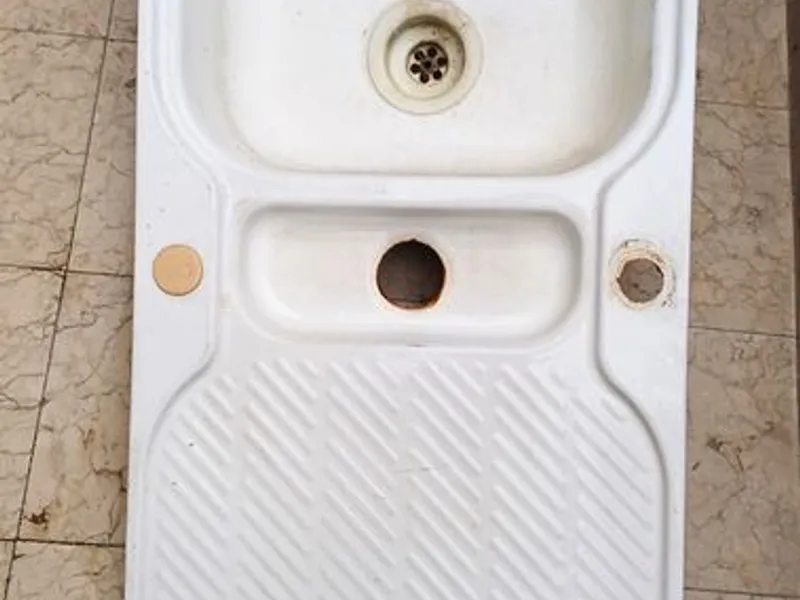 Lava-louça 1 cuba com escorredor 