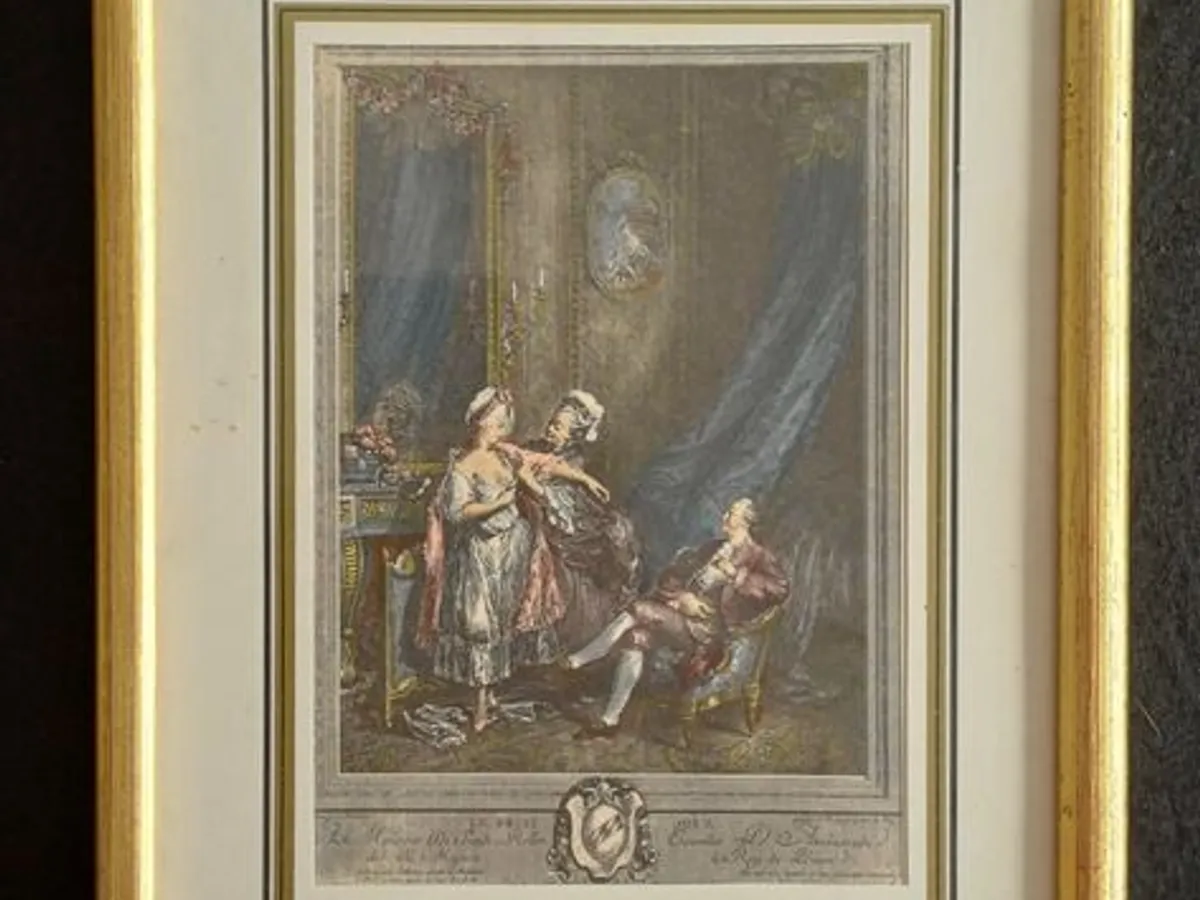 2 pequenos quadros 13,8 X 18,2 cms 