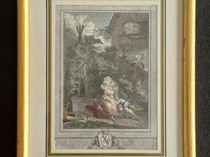 2 pequenos quadros 13,8 X 18,2 cms 