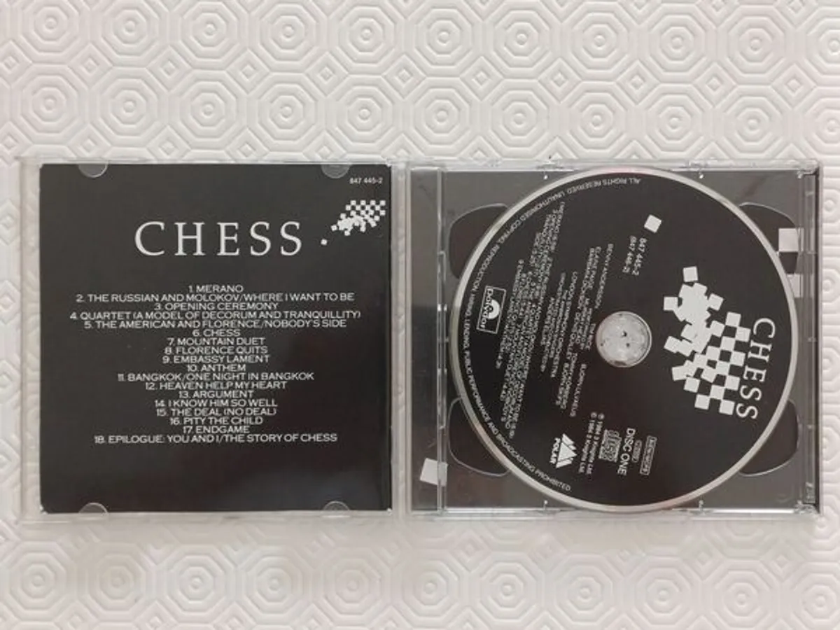 CD duplo CHESS de Benny Andersson, Tim Rice e Björ