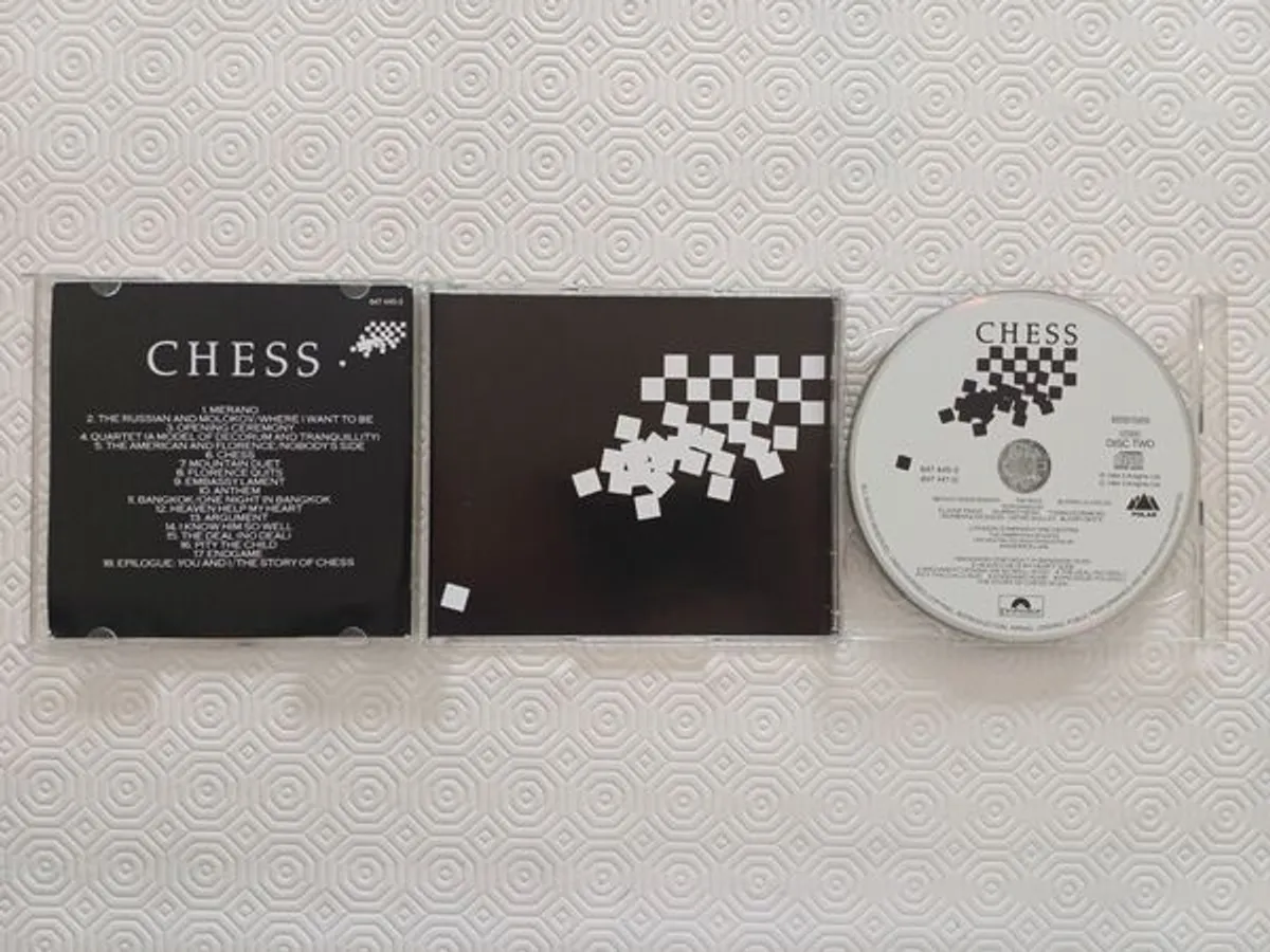 CD duplo CHESS de Benny Andersson, Tim Rice e Björ