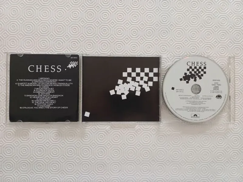 CD duplo CHESS de Benny Andersson, Tim Rice e Björ