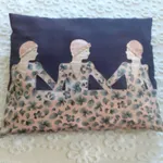 almofada patch work vintage 1